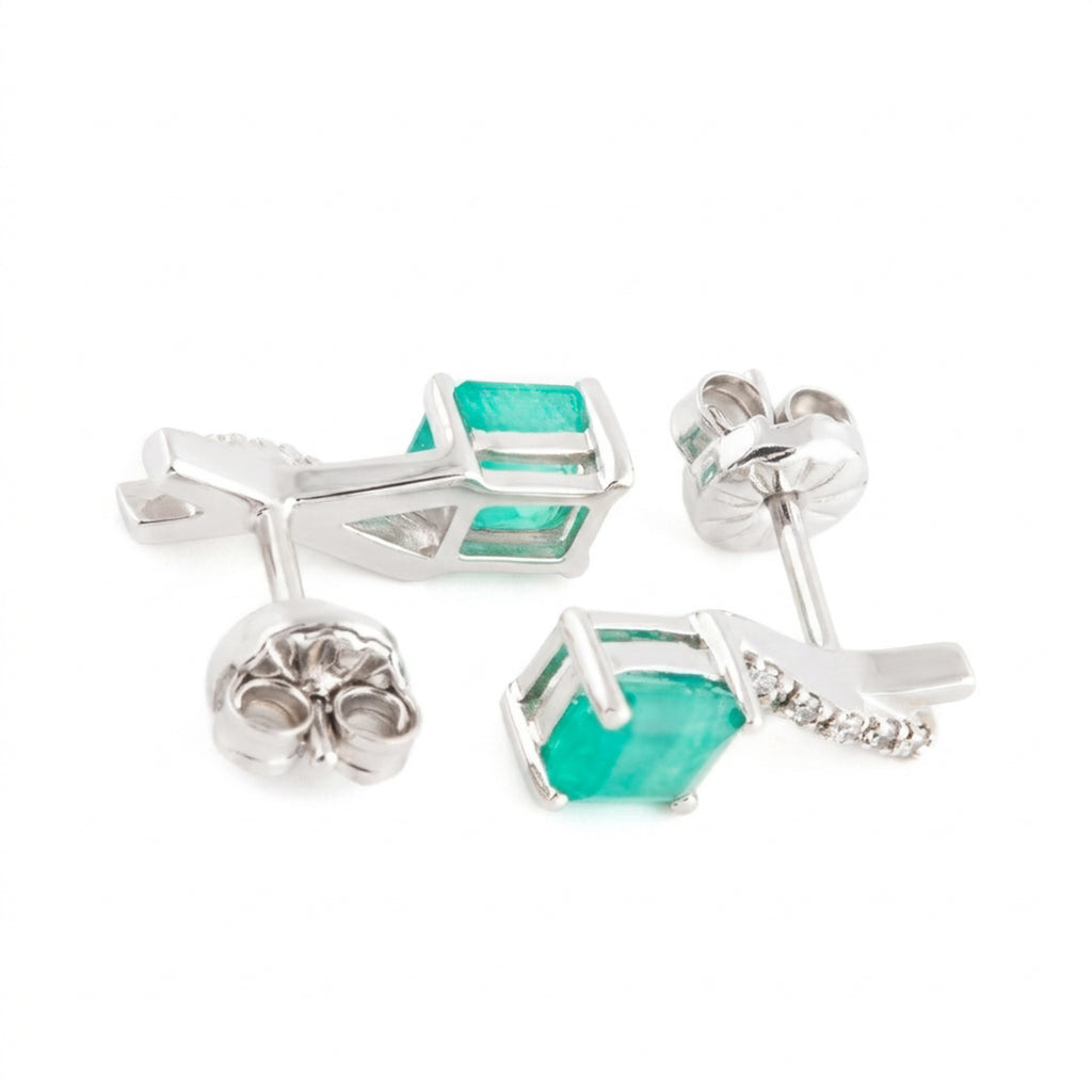 ARETES LARGOS EN "X"
