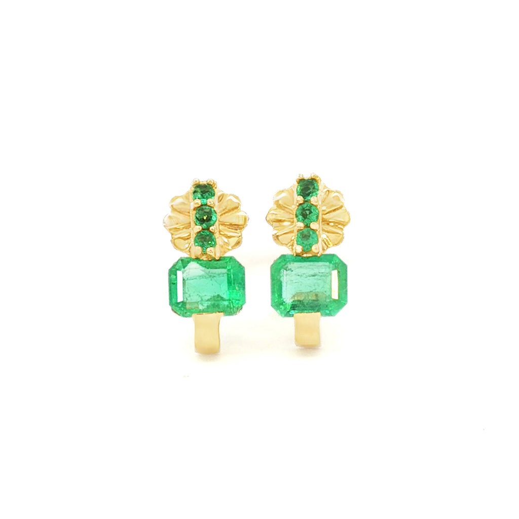ARETES ESMERALDAS BARRA
