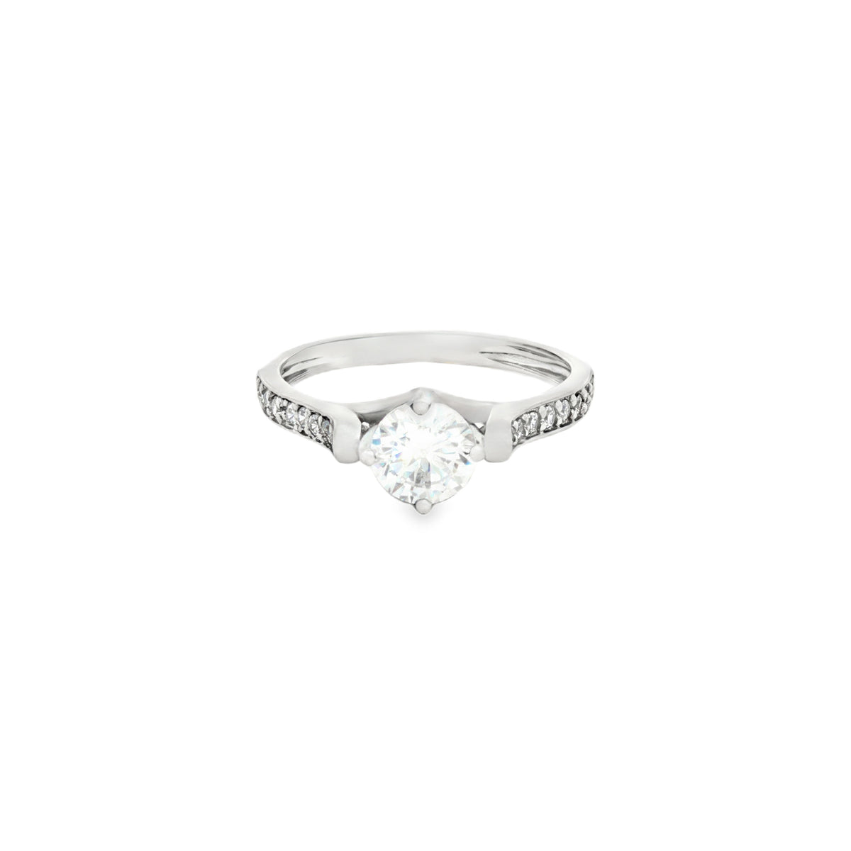 ANILLO SOLITARIO CON ZIRCÓN