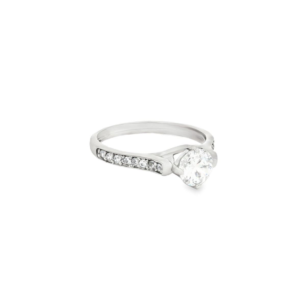 ANILLO SOLITARIO CON ZIRCÓN