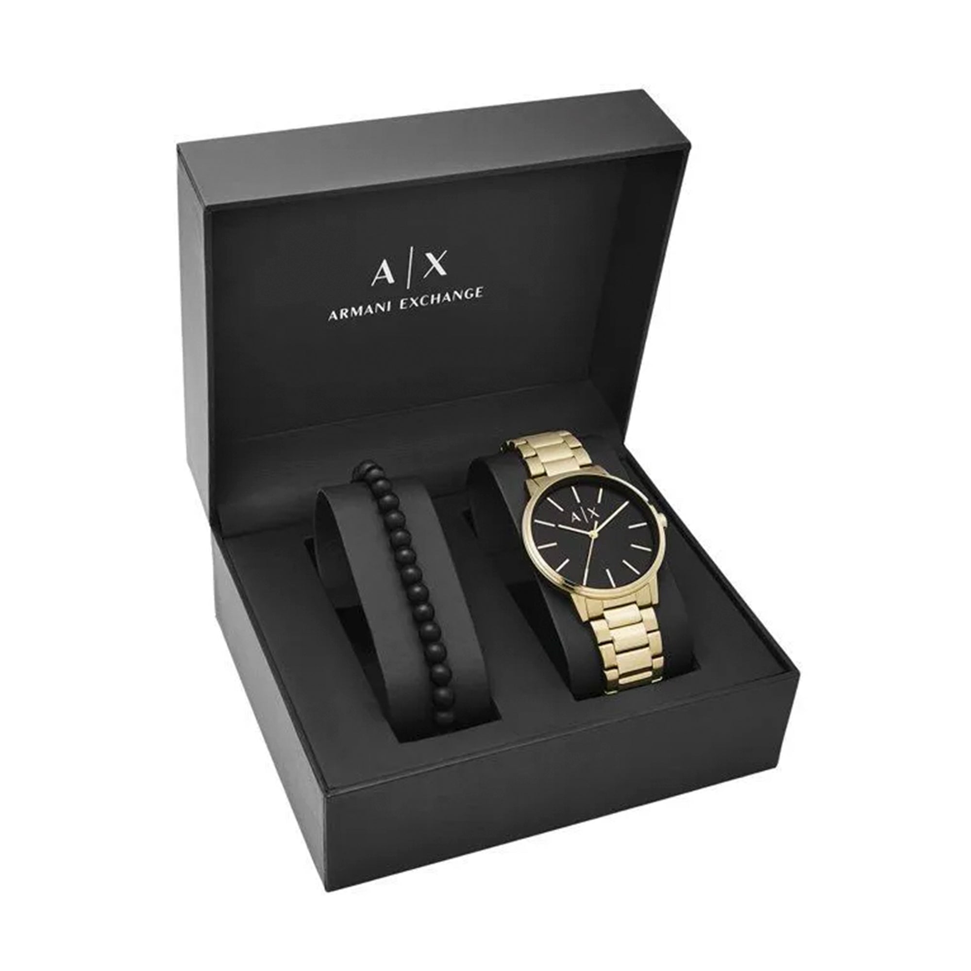 Reloj Armani Exchange Cayde + Brazalete Caballero
