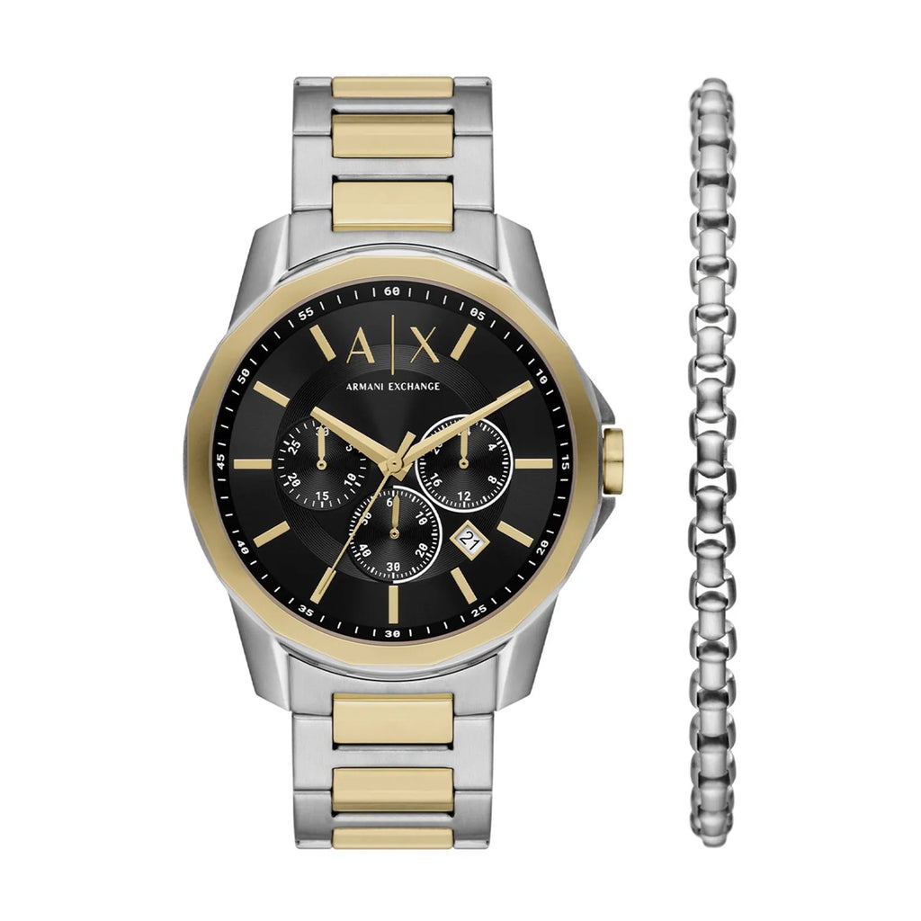 Reloj Armani Exchange Banks + Brazalete Caballero