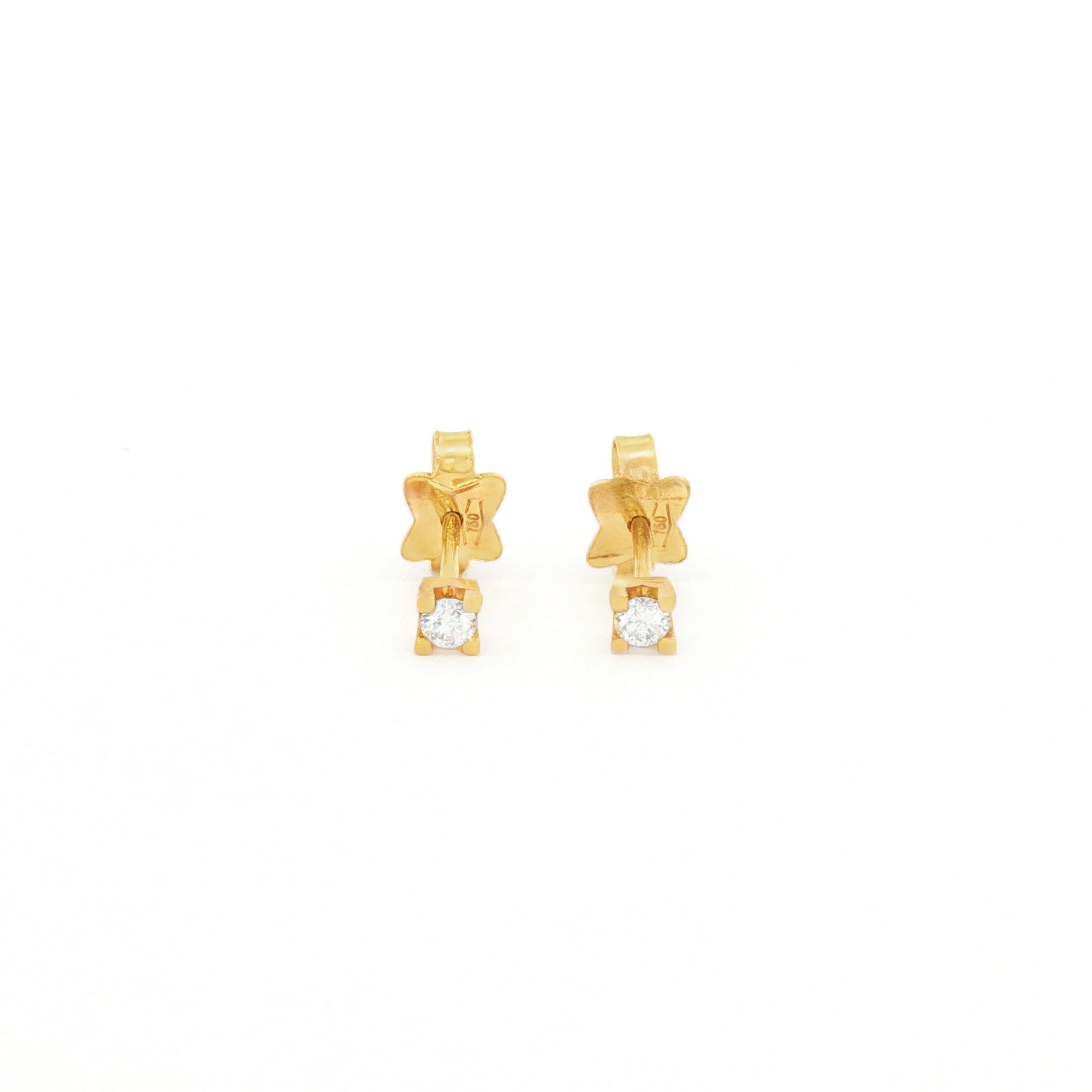 ARETES CON DIAMANTES
