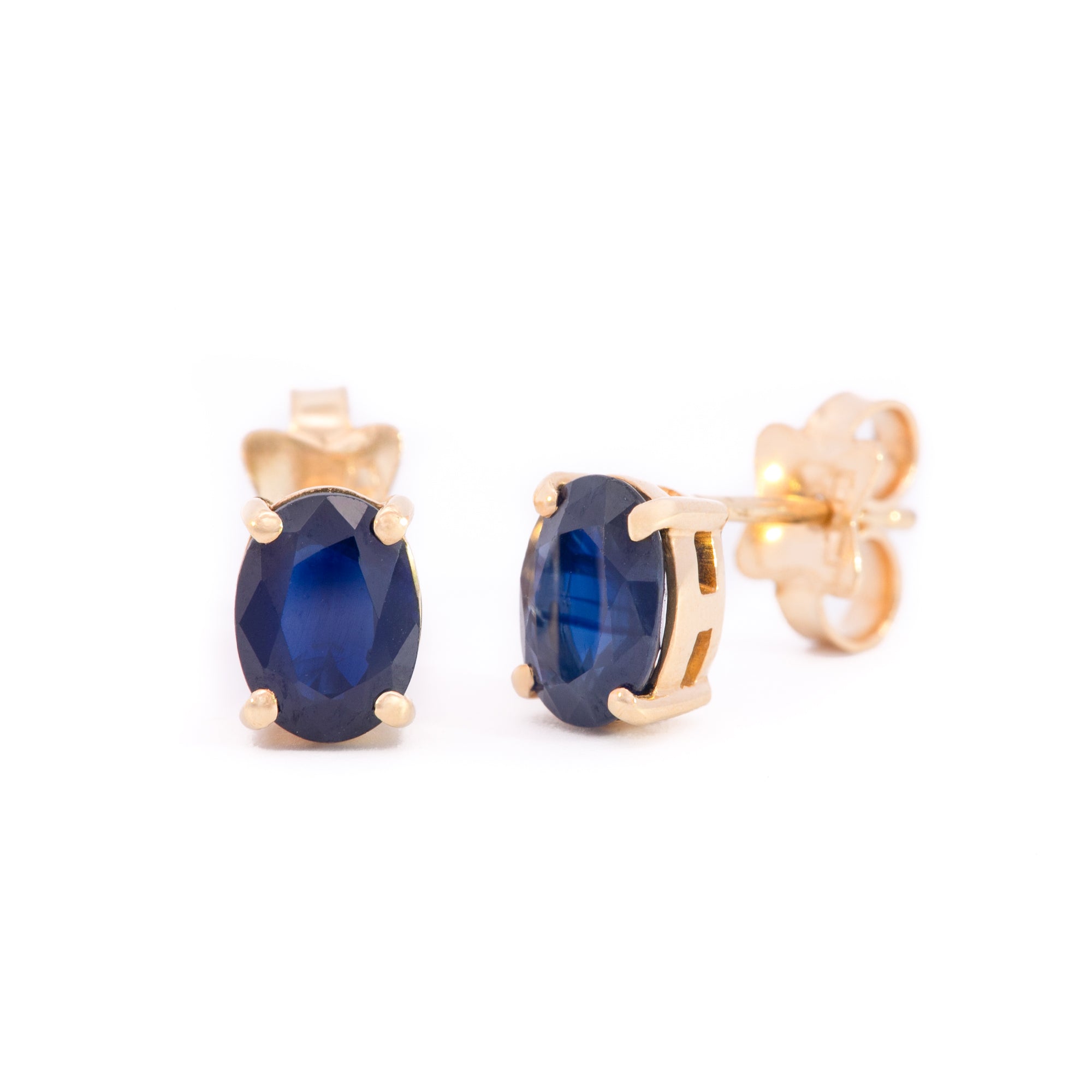 ARETES OVAL ZAFIRO