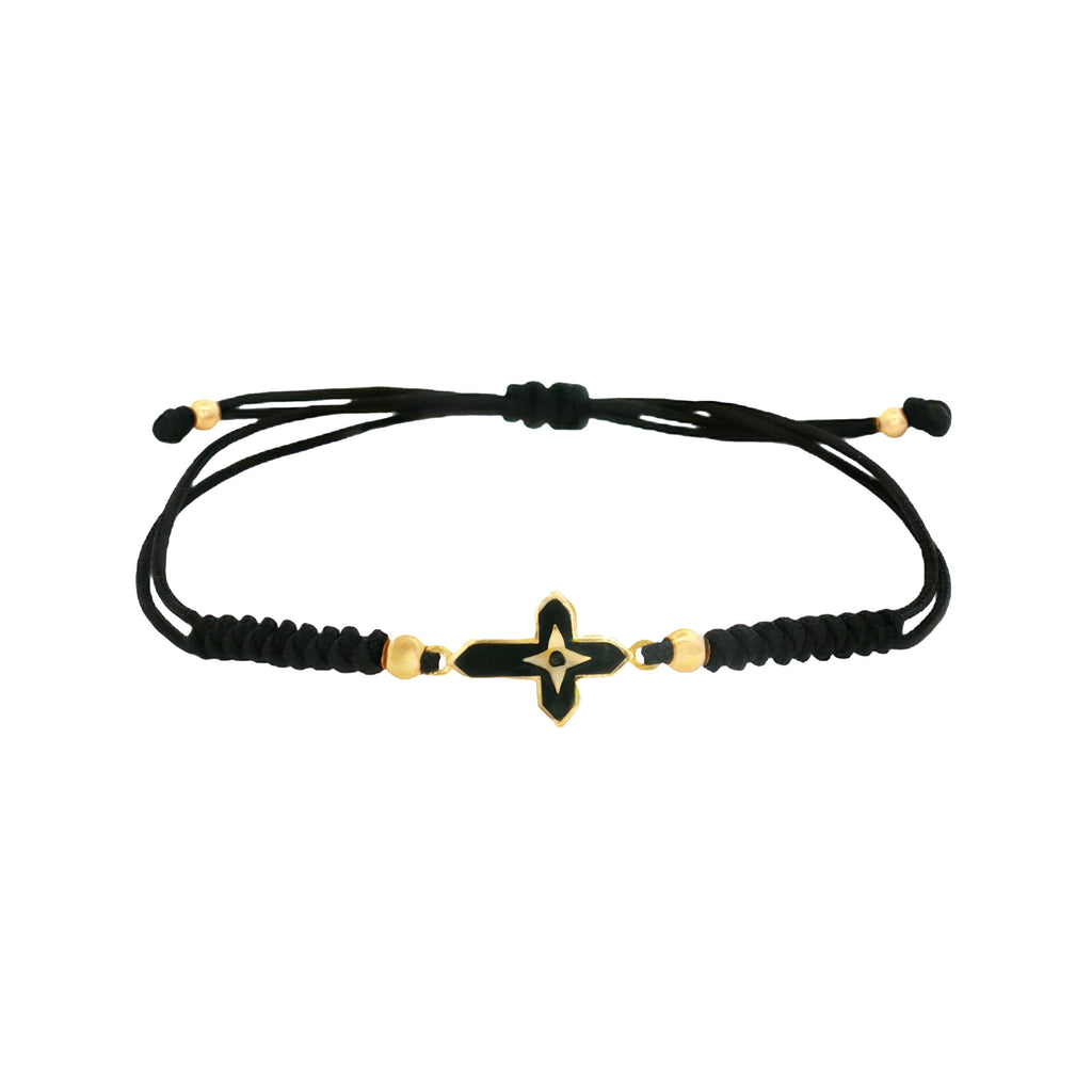 PULSERA HILO NEGRO CRUZ