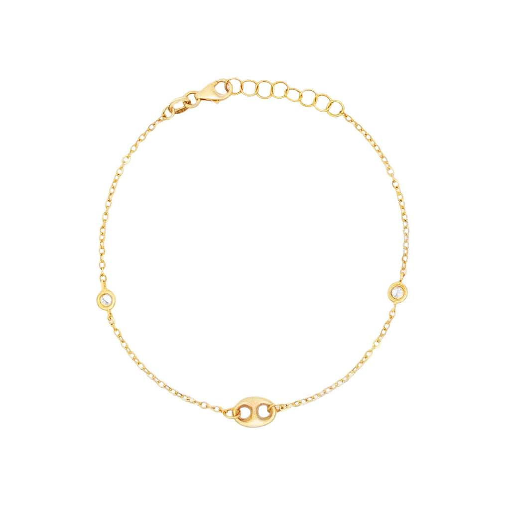 PULSERA GUCCI ZIRCONES 16CM