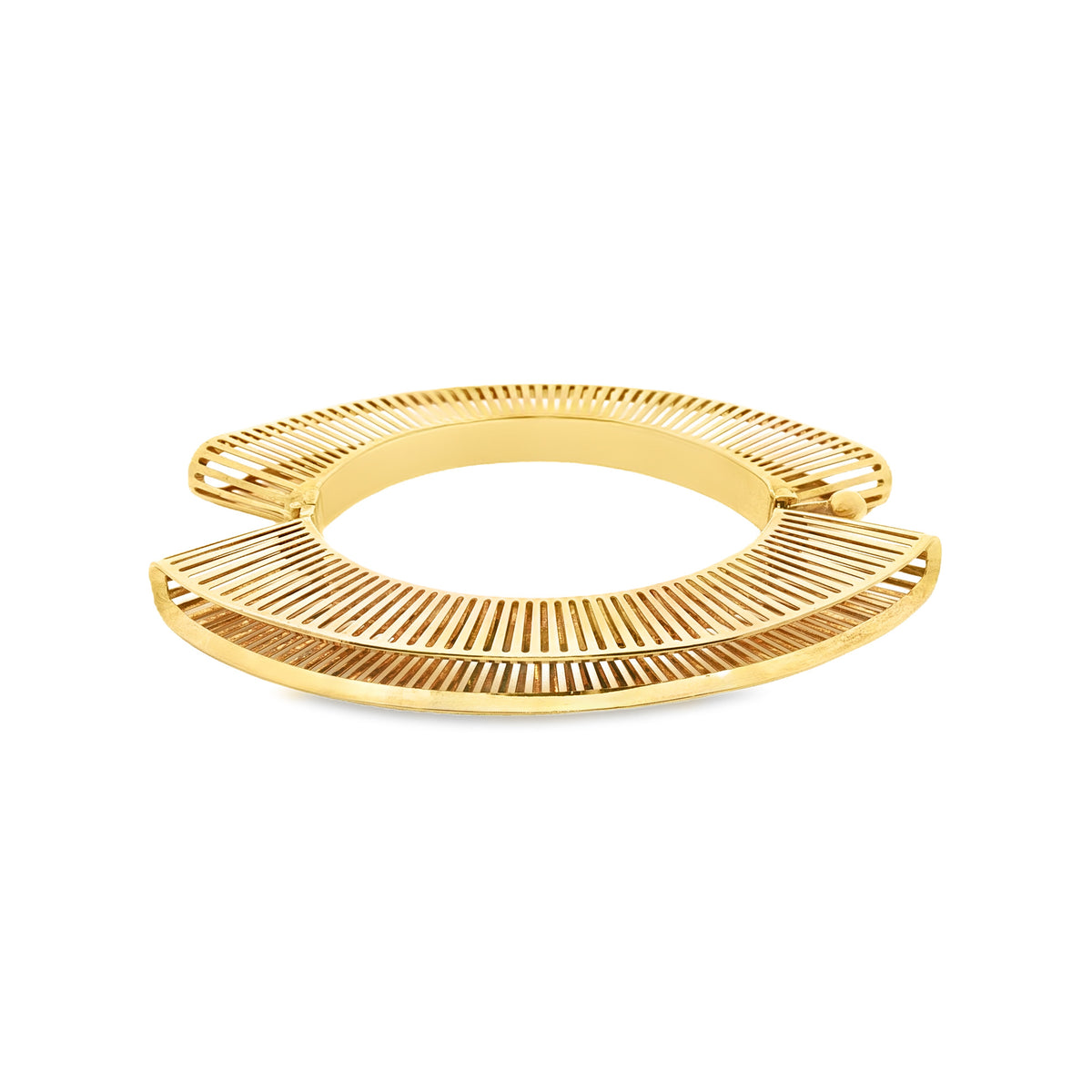 PULSERA ARO OVALADO ADORNADO