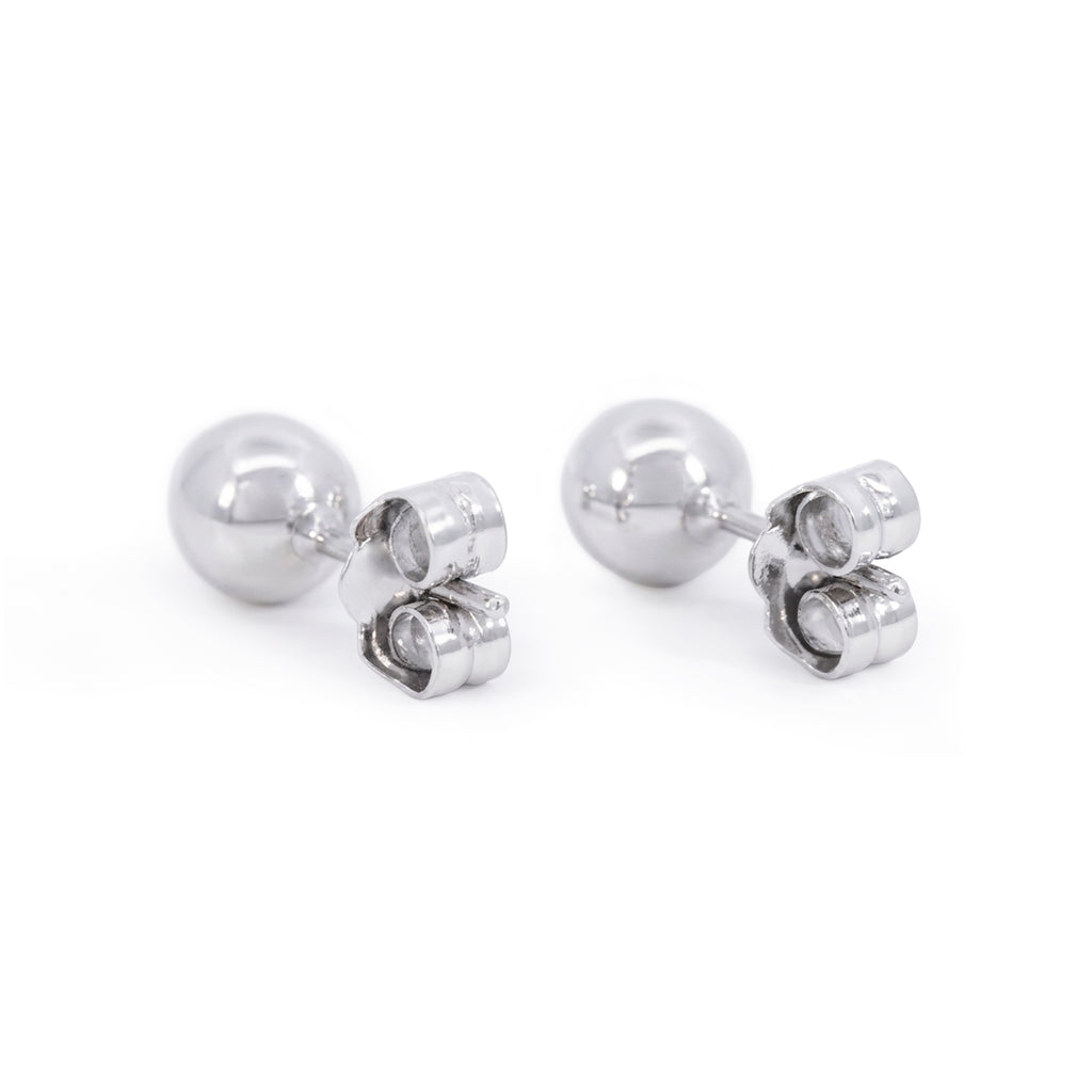 ARETES BOLA LISA 6MM