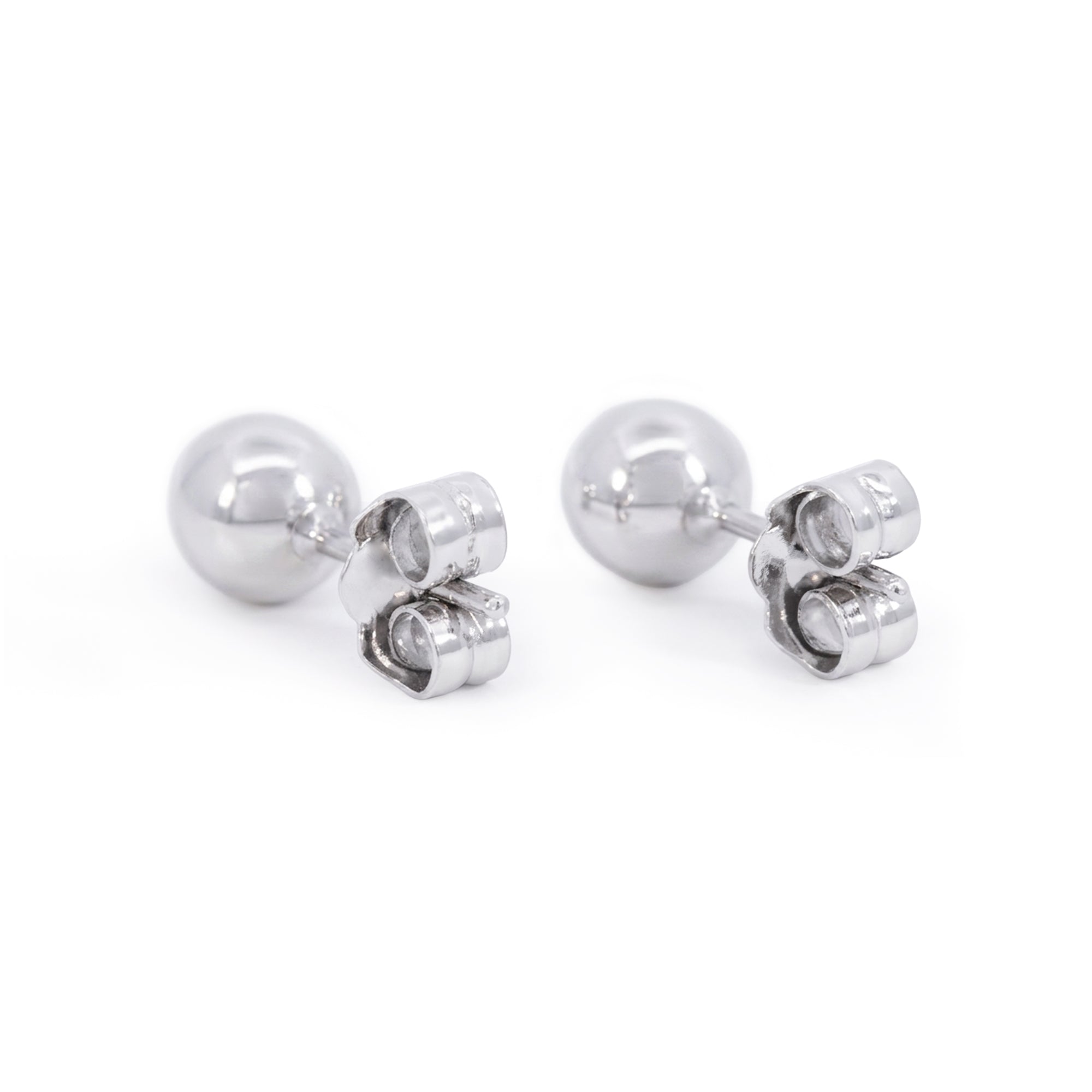 ARETES BOLA LISA 6MM