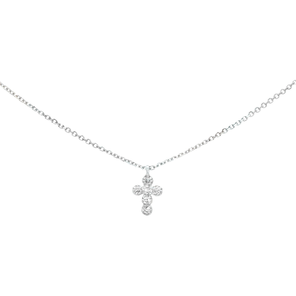 GARGANTILLA CRUZ DIAMANTES