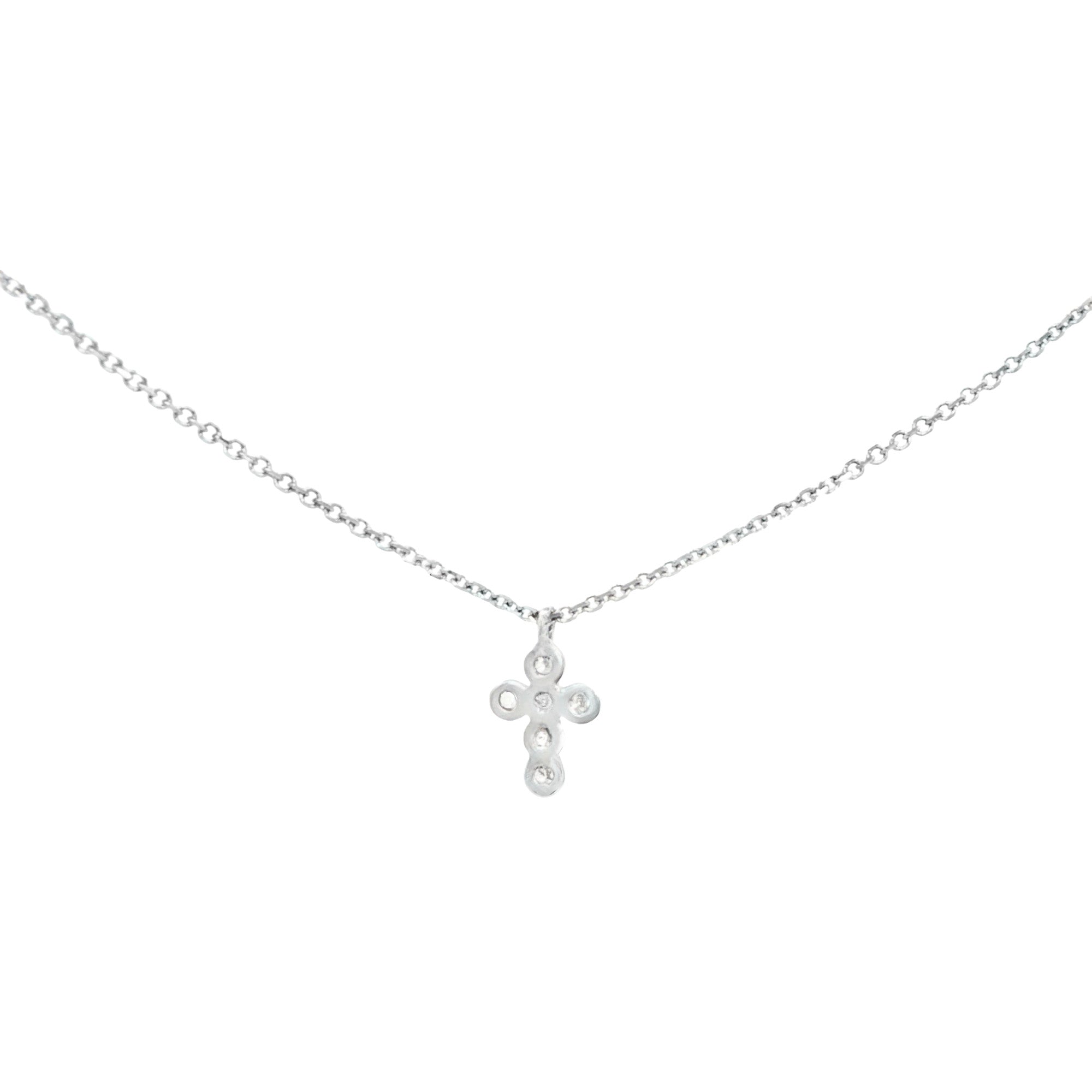 GARGANTILLA CRUZ DIAMANTES