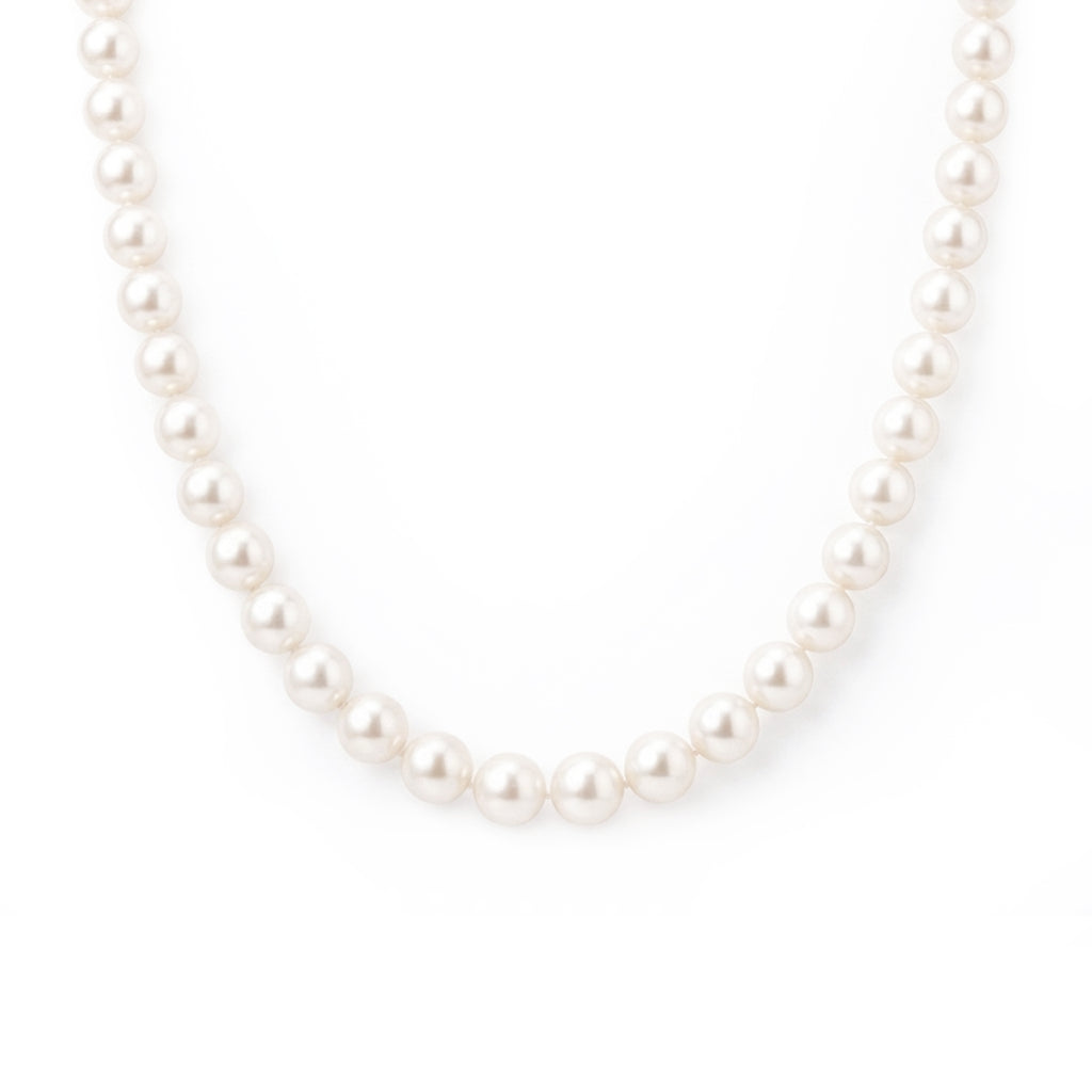 COLLAR PERLAS CON DIAMANTES