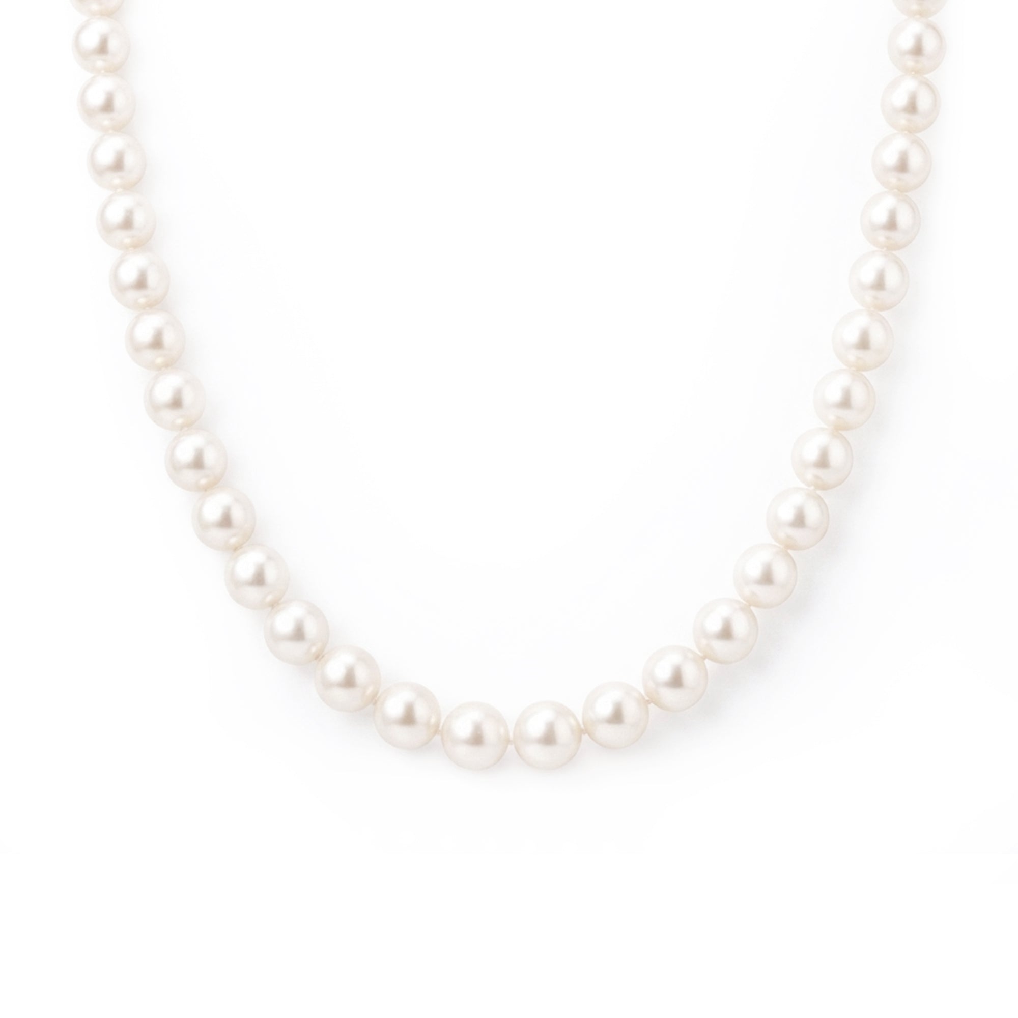 COLLAR PERLAS CON DIAMANTES