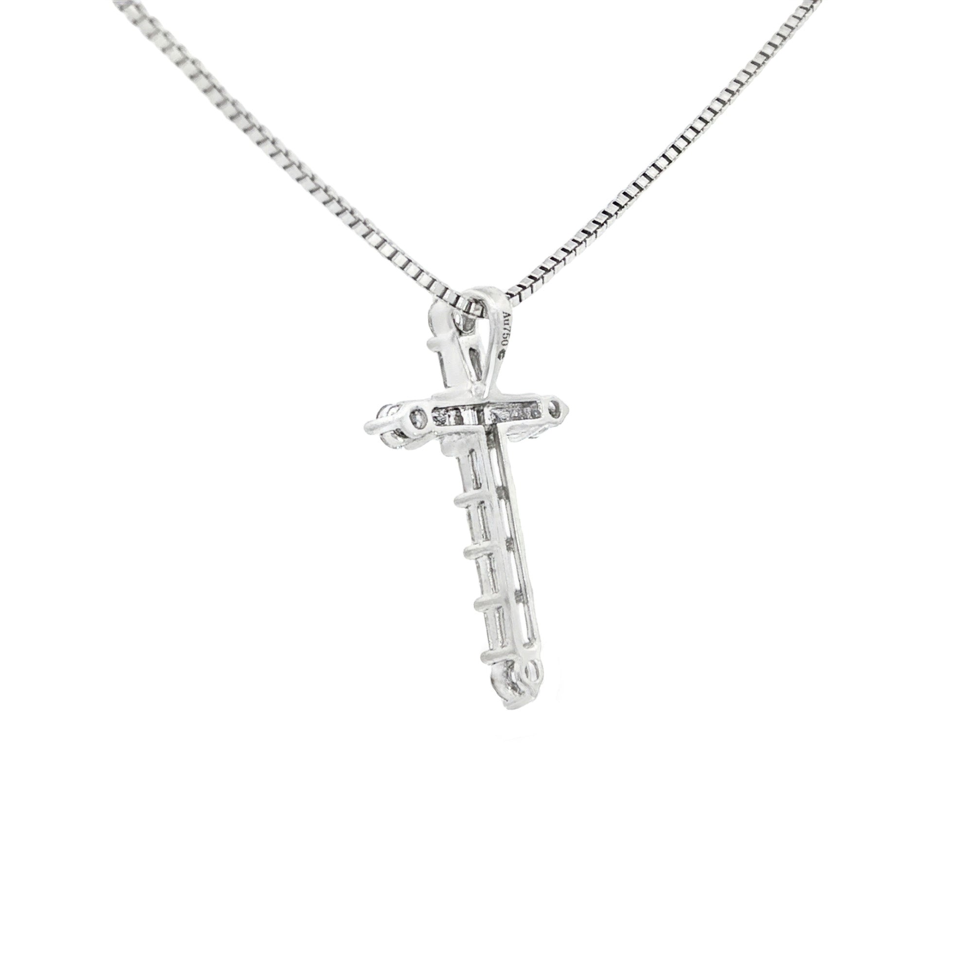 DIJE CRUZ DIAMANTES BAGUETTE