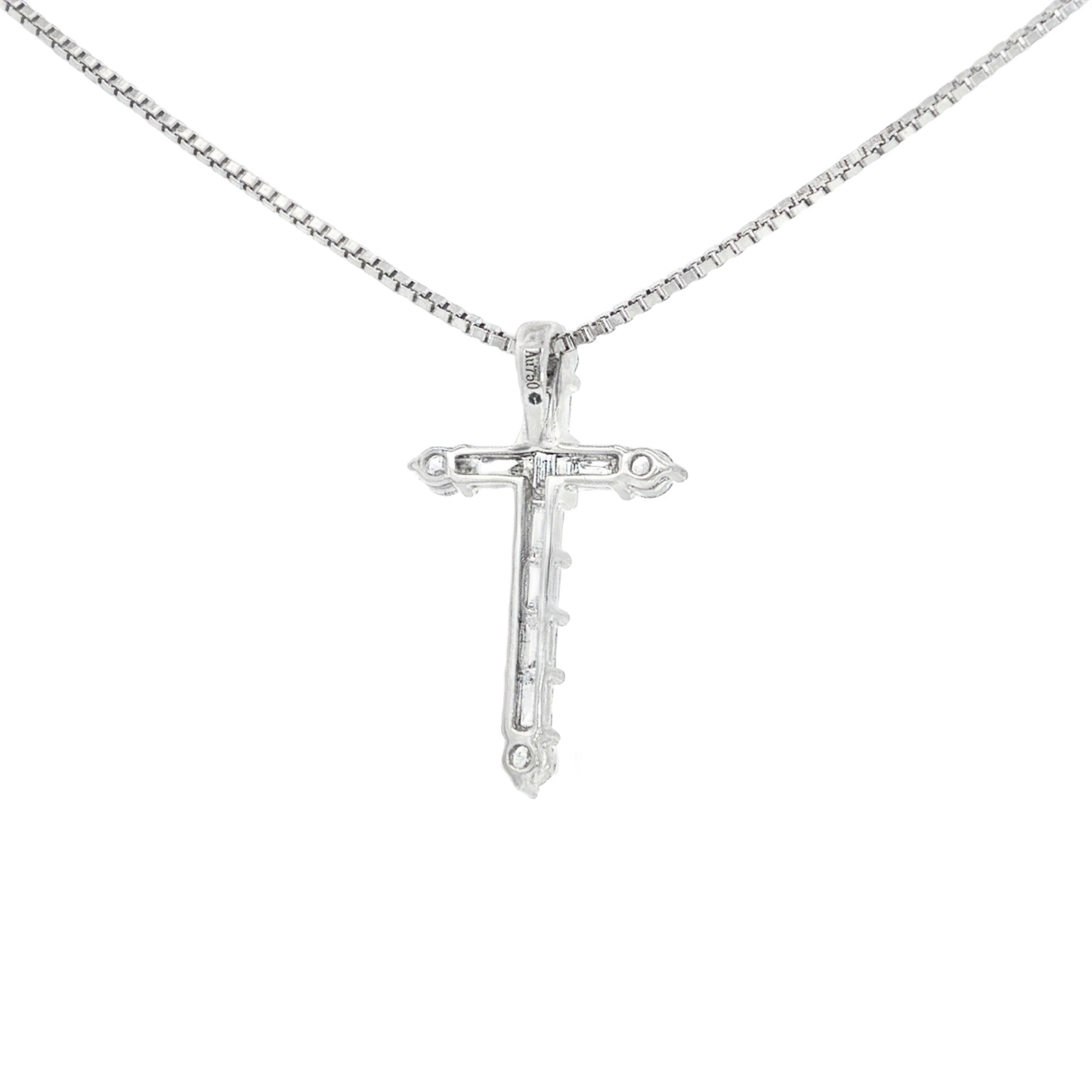 DIJE CRUZ DIAMANTES BAGUETTE