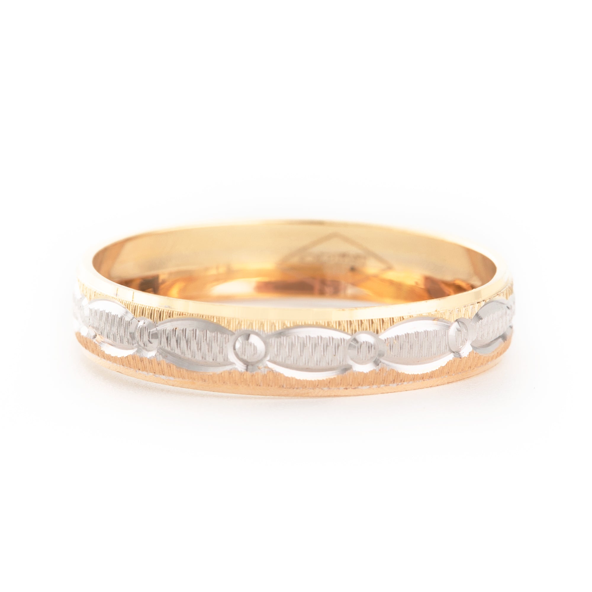 ARGOLLA 3 OROS GRABADO OVAL