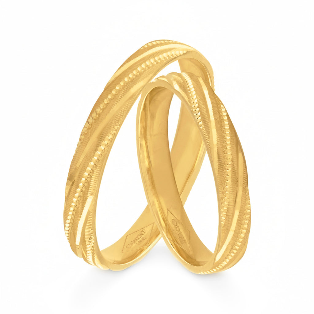 ARGOLLA GRABADO LINEAS DIAGONALES