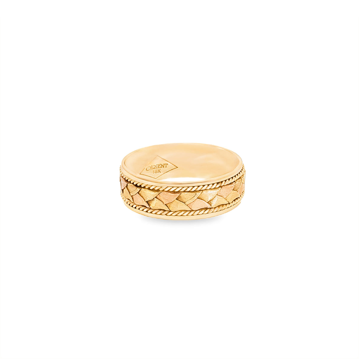 ANILLO TRENZA TRICOLOR