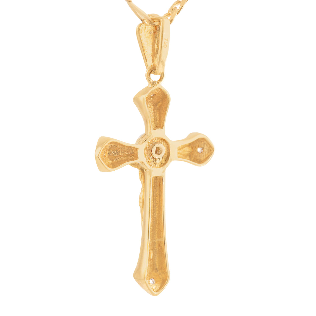 DIJE CRISTO PUNTAS CORAZÓN