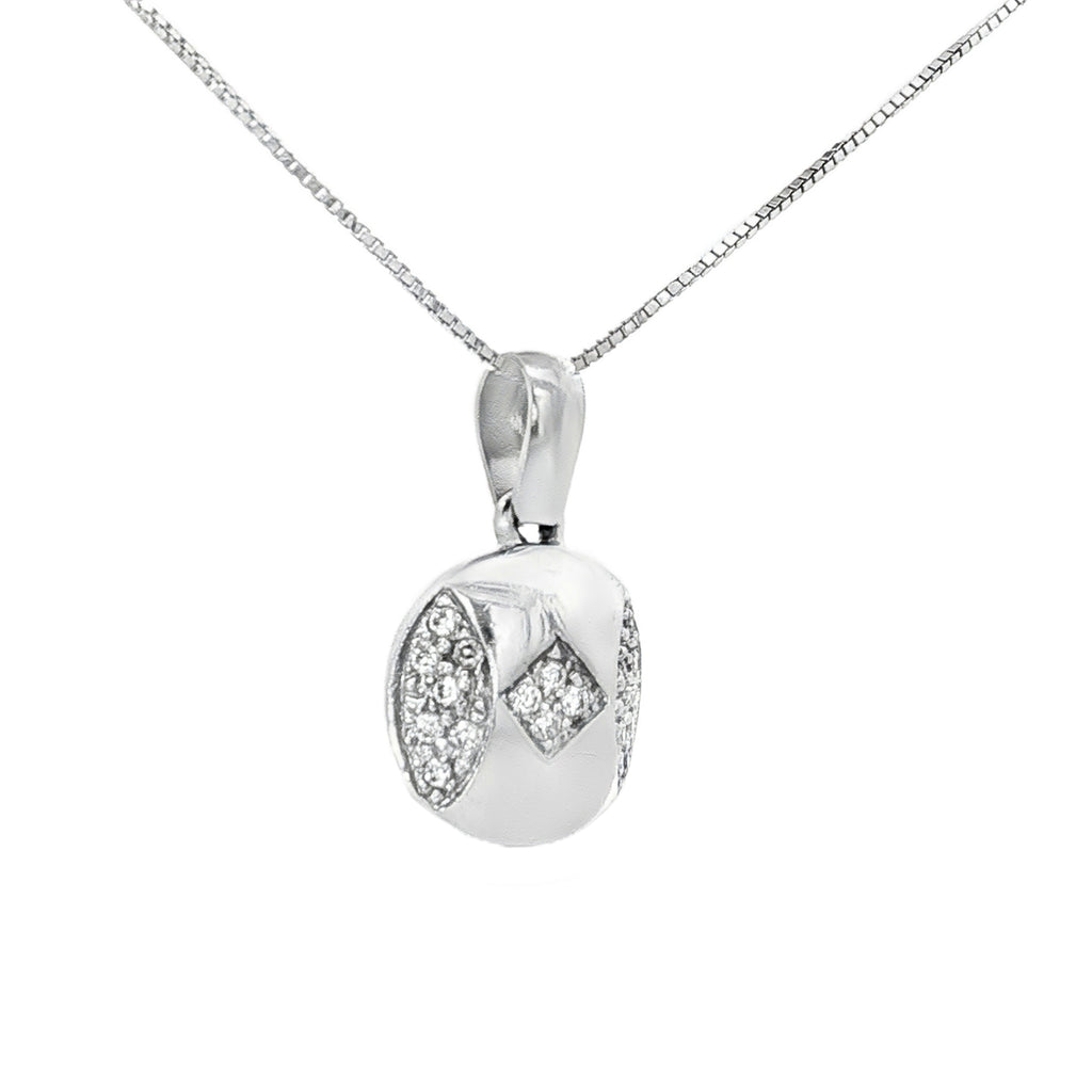DIJE OVAL ROMBO ZIRCONES