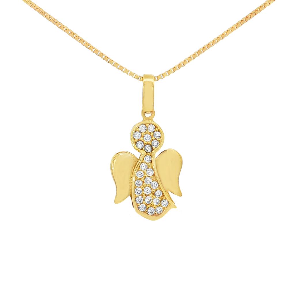 DIJE ÁNGEL CON ZIRCONES