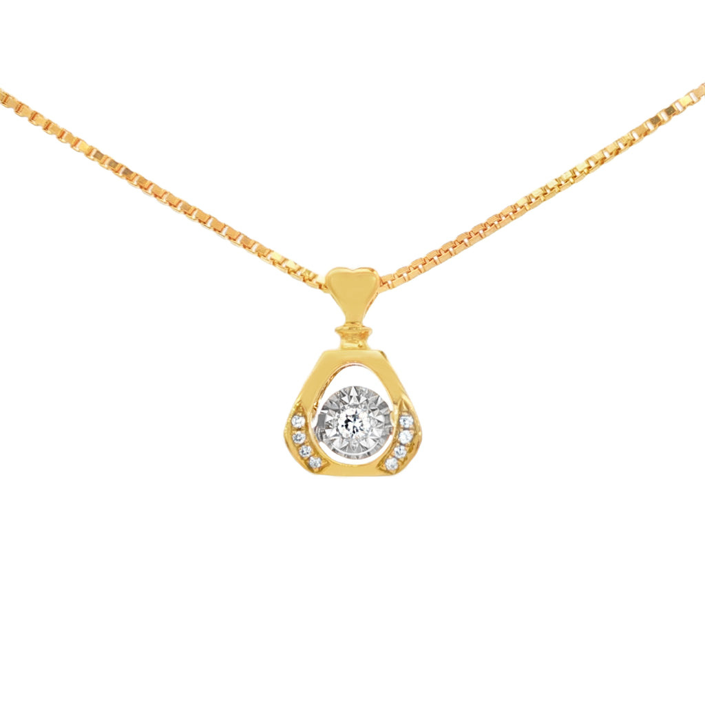 DIJE GOTA MÓVIL CON DIAMANTES