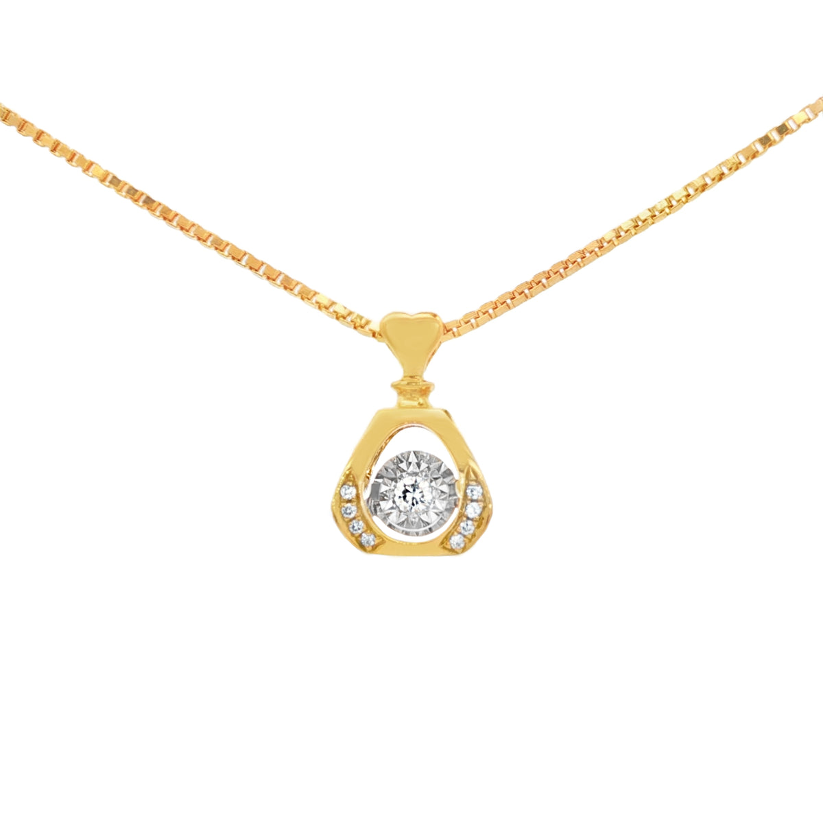 DIJE GOTA MÓVIL CON DIAMANTES