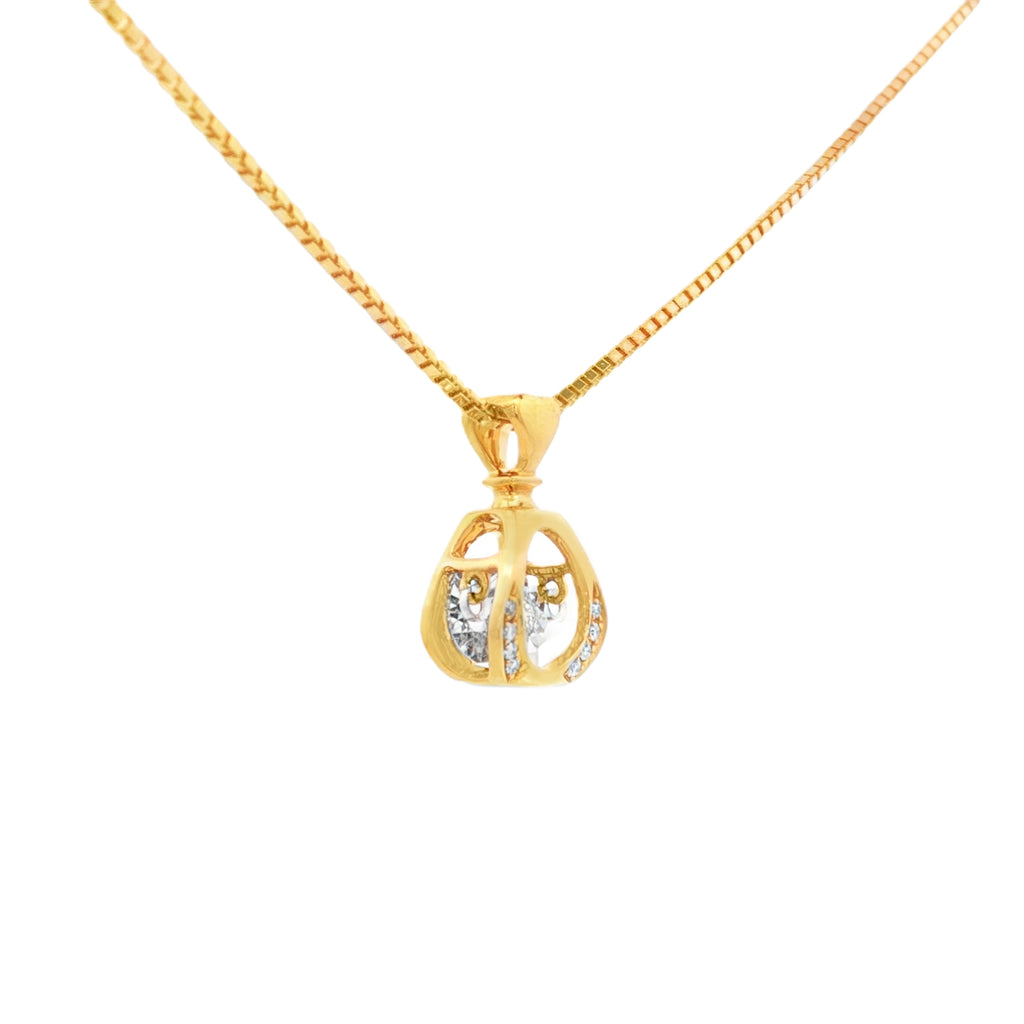 DIJE GOTA MÓVIL CON DIAMANTES