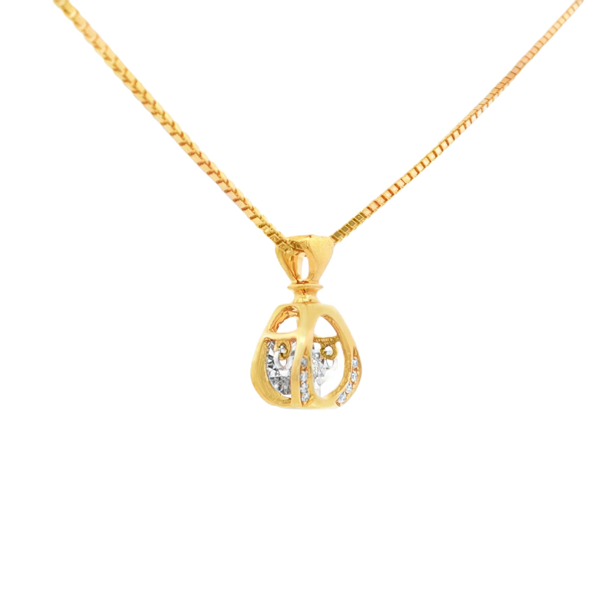 DIJE GOTA MÓVIL CON DIAMANTES