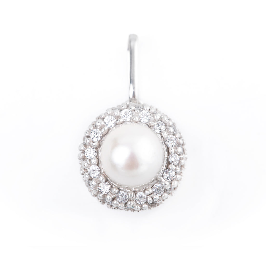 DIJE PERLA CON ZIRCONES
