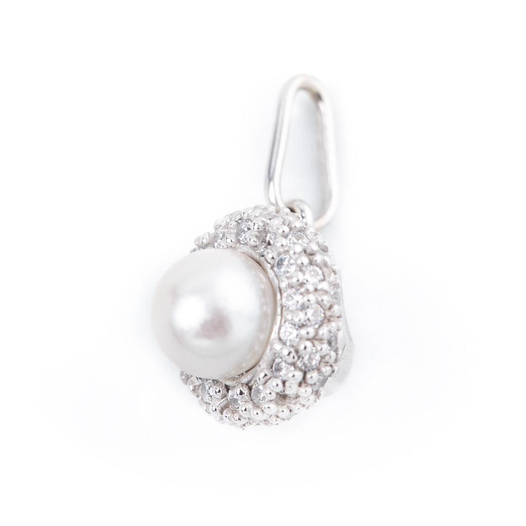 DIJE PERLA CON ZIRCONES