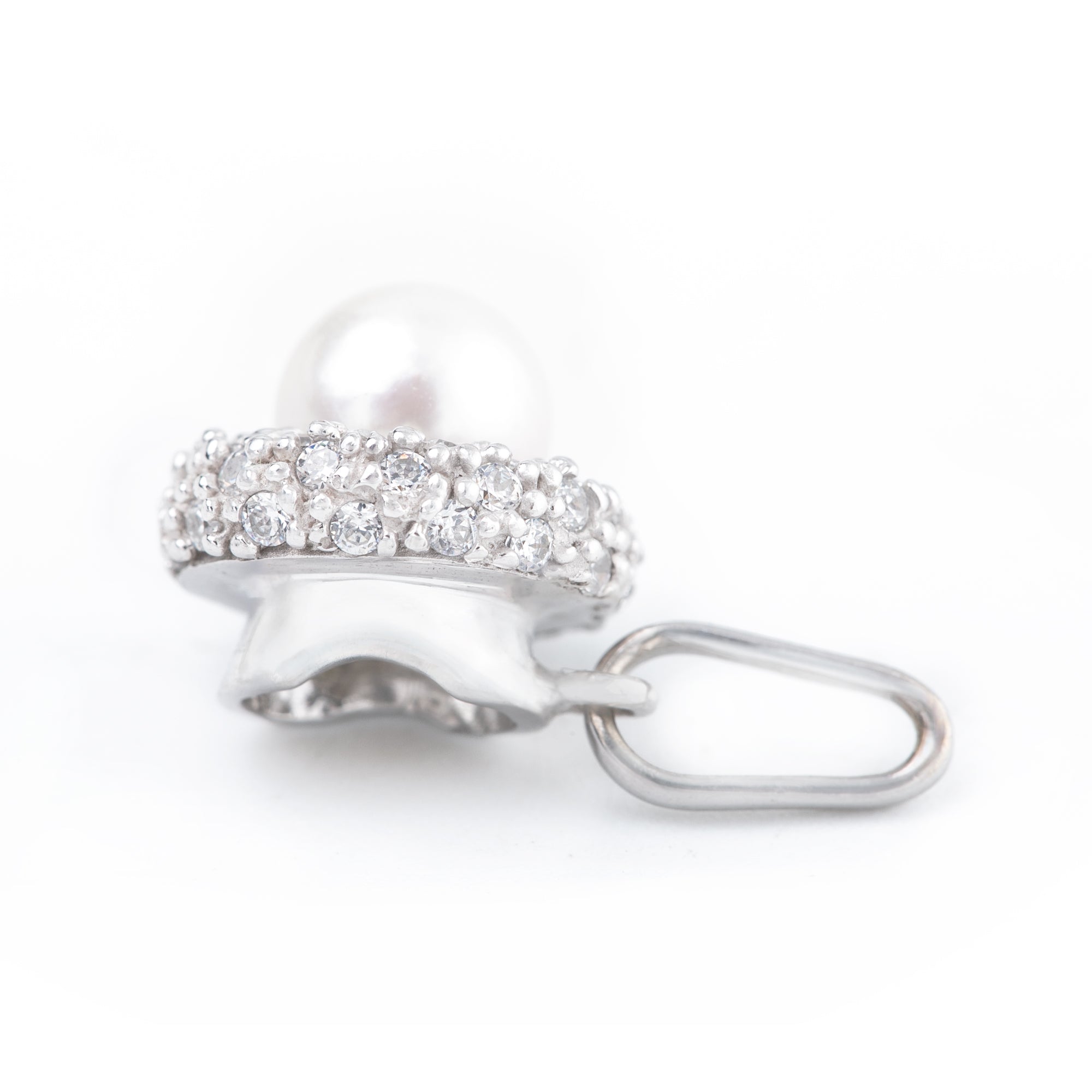 DIJE PERLA CON ZIRCONES