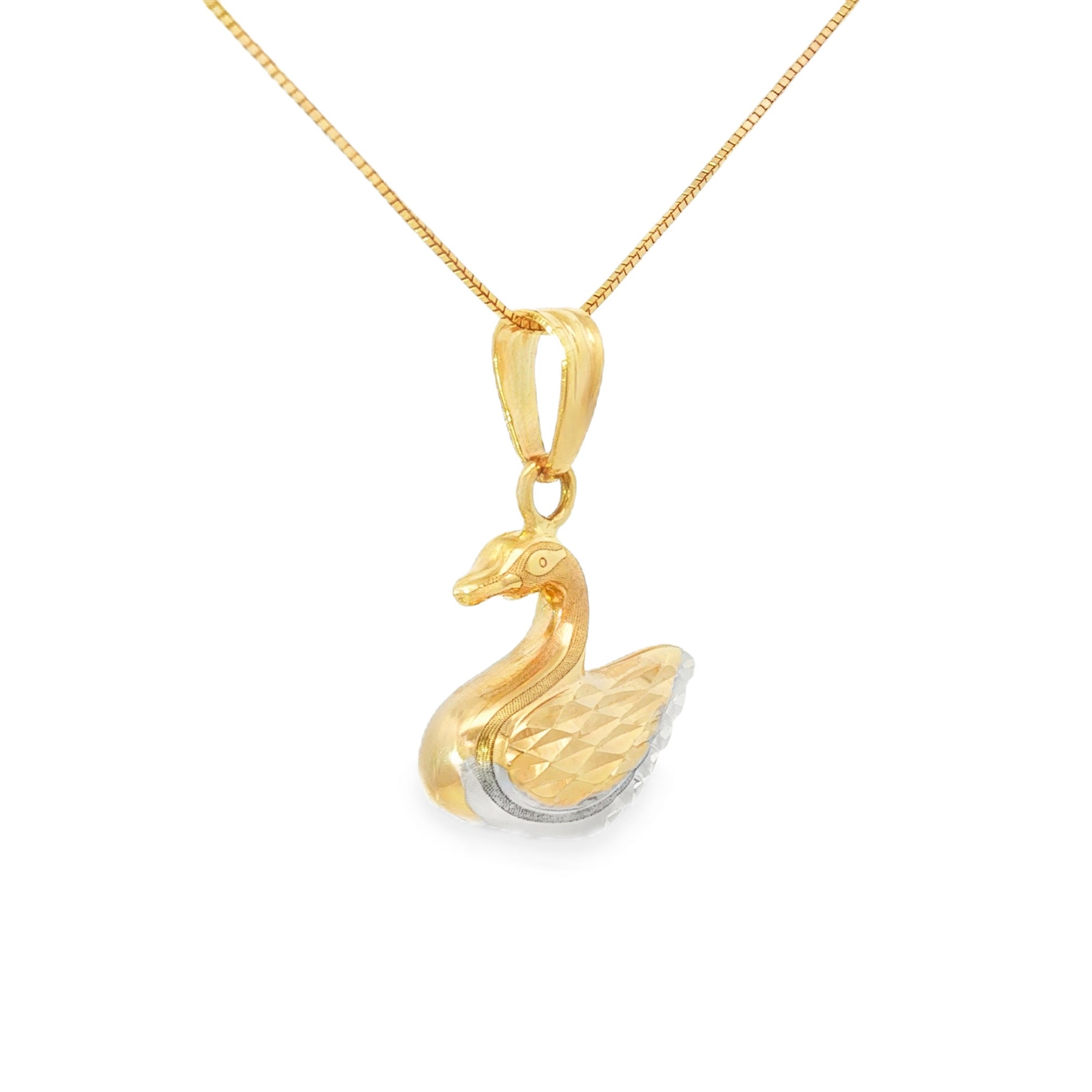 DIJE CISNE DIAMANTADO
