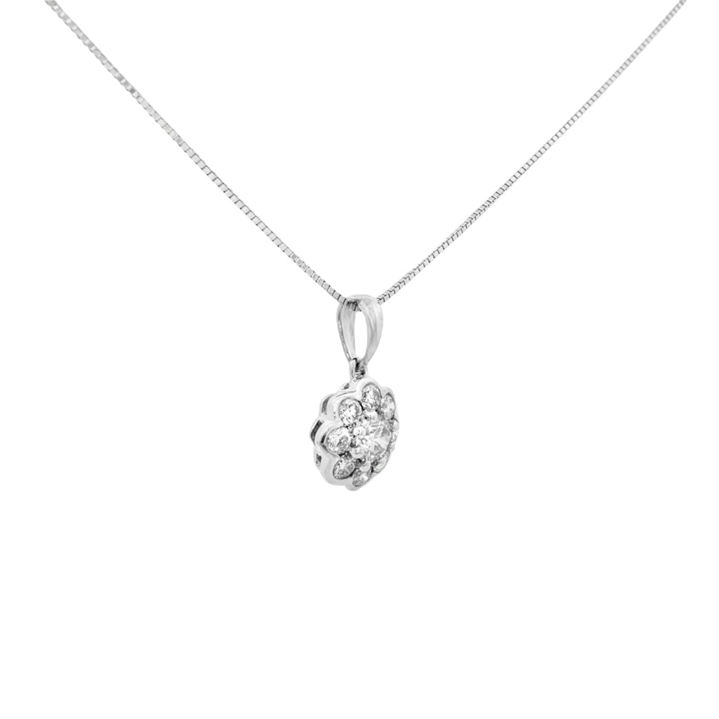 DIJE FLOR DE DIAMANTES