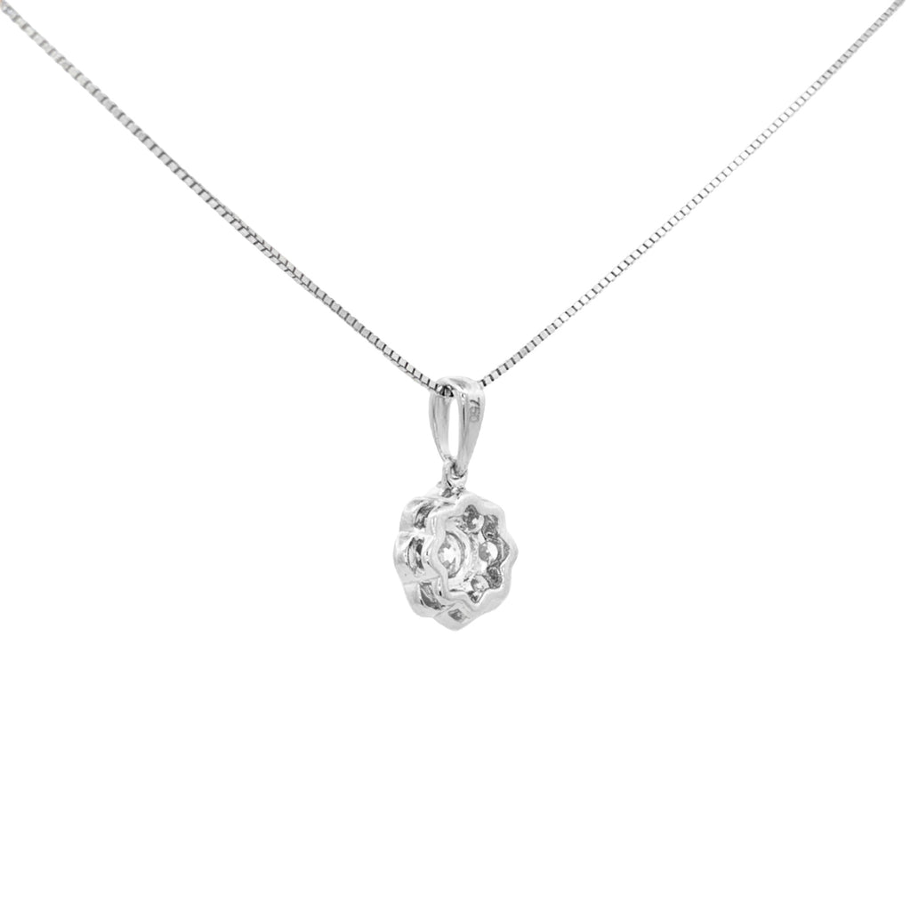 DIJE FLOR DE DIAMANTES