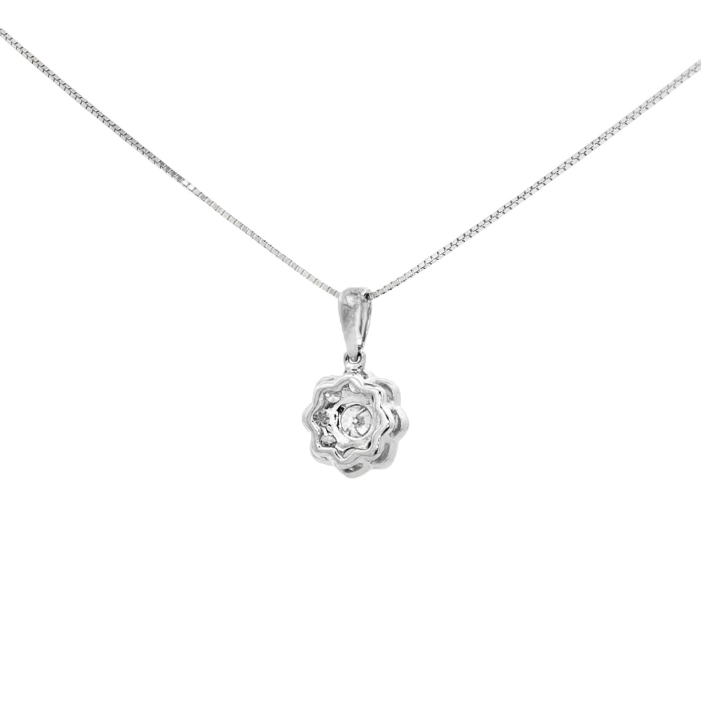 DIJE FLOR DE DIAMANTES