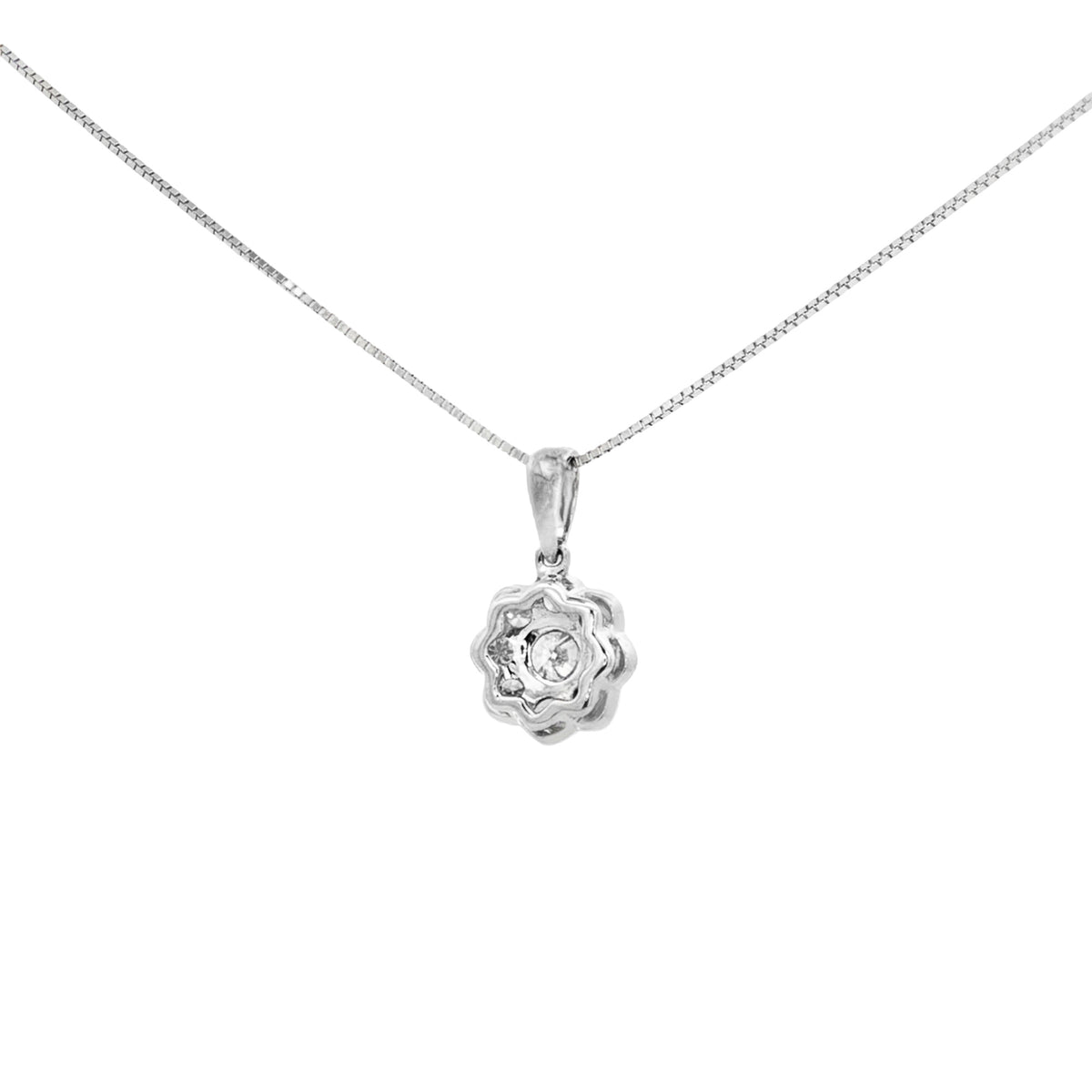 DIJE FLOR DE DIAMANTES