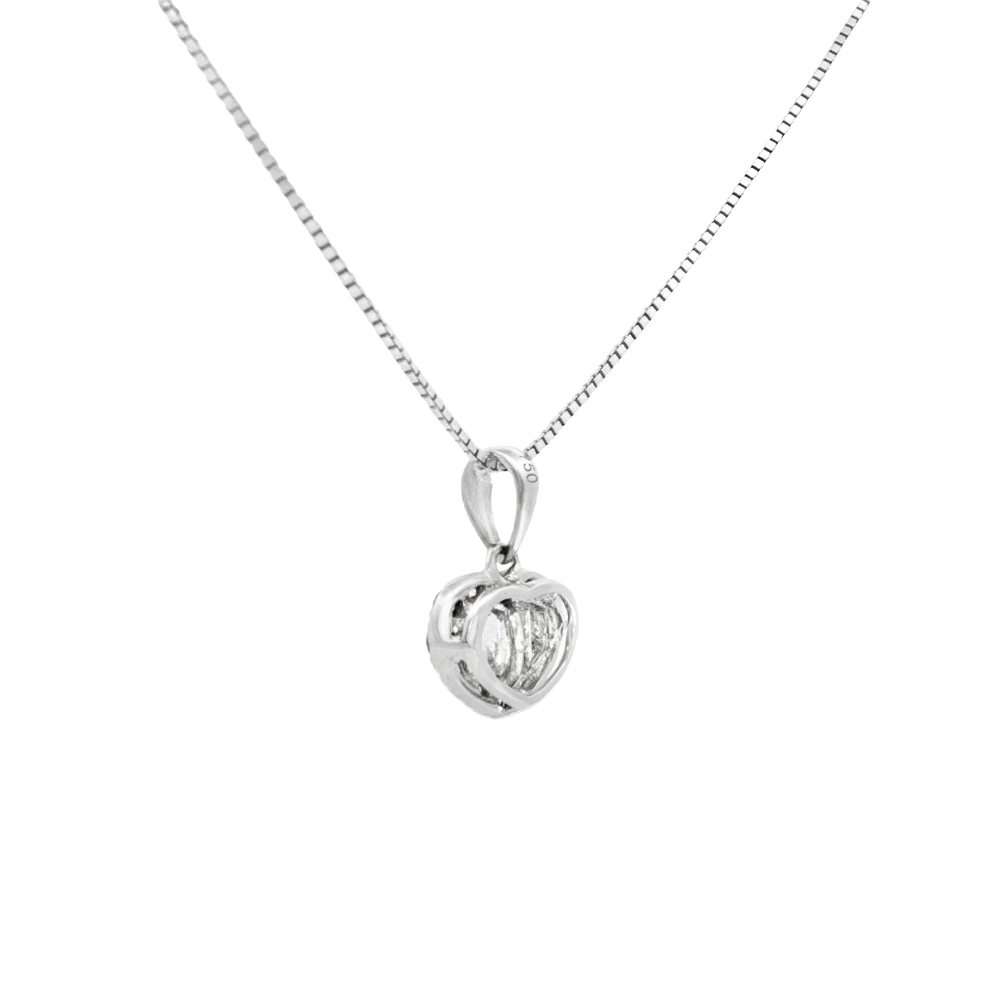 DIJE CORAZÓN CON DIAMANTES