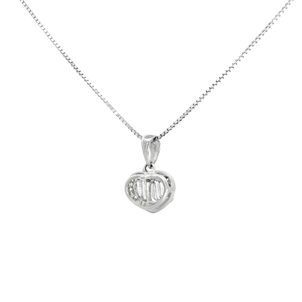DIJE CORAZÓN CON DIAMANTES