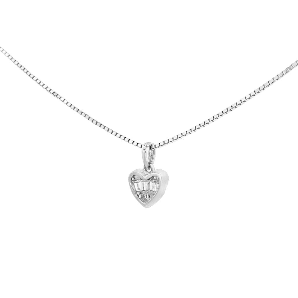 DIJE CORAZÓN CON DIAMANTES