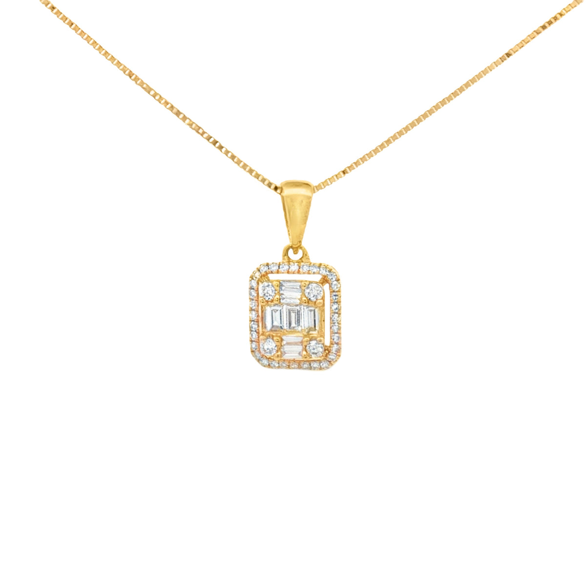 DIJE CLÚSTER CON DIAMANTES
