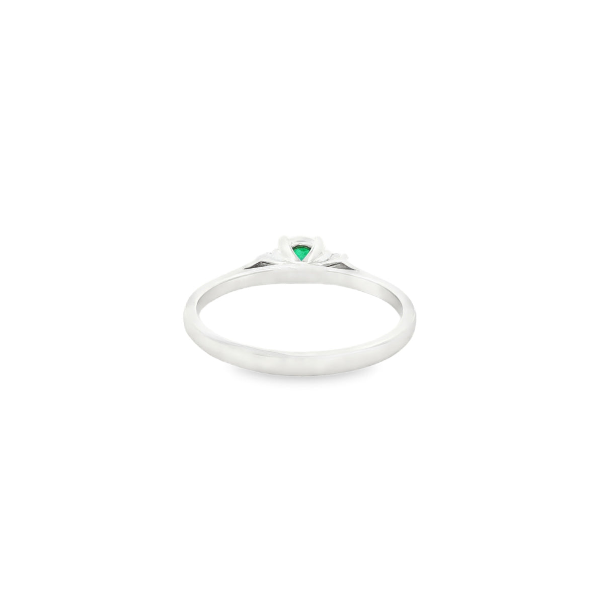 ANILLO CON ESMERALDA Y DIAMANTES