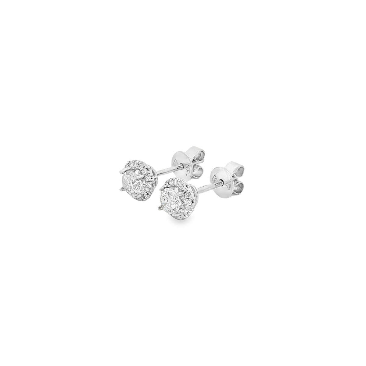ARETES FLOR DE DIAMANTES
