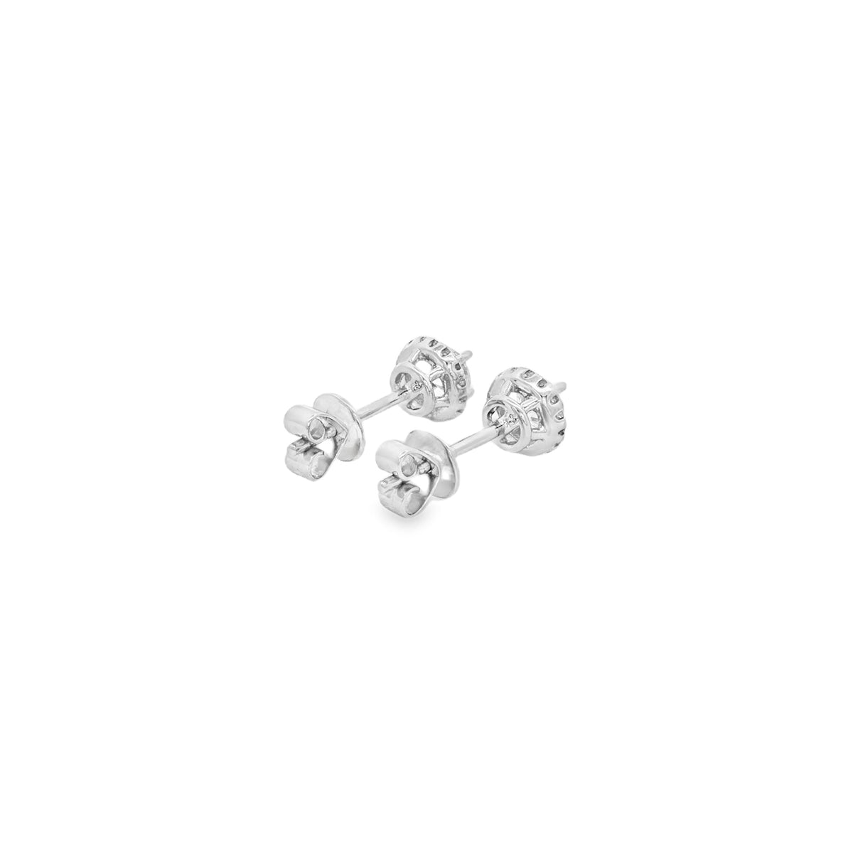 ARETES FLOR DE DIAMANTES