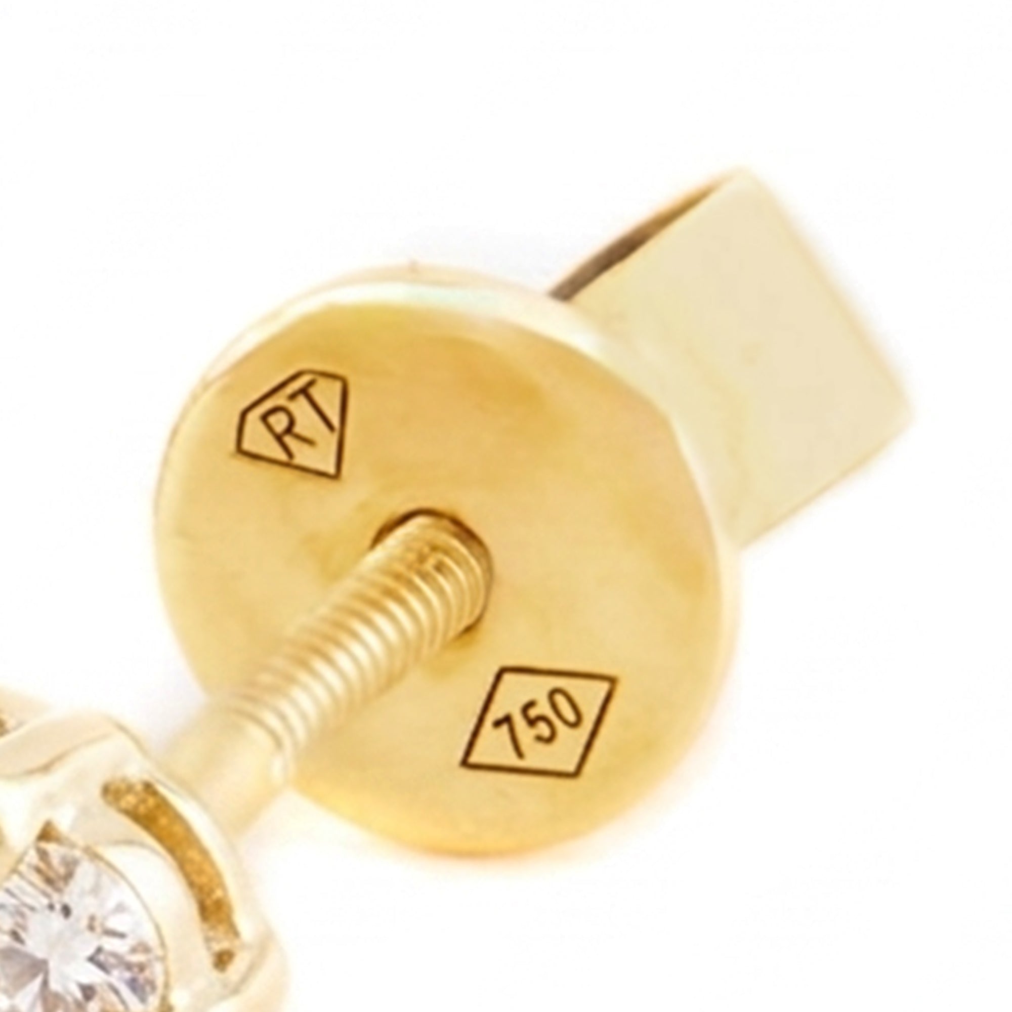 ARETES FLOR CON DIAMANTES