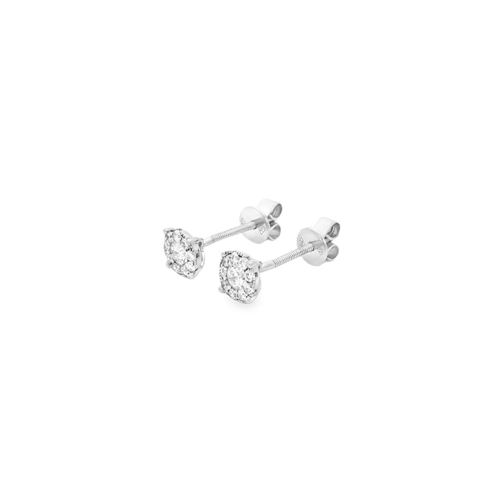 ARETES FLOR DE DIAMANTES