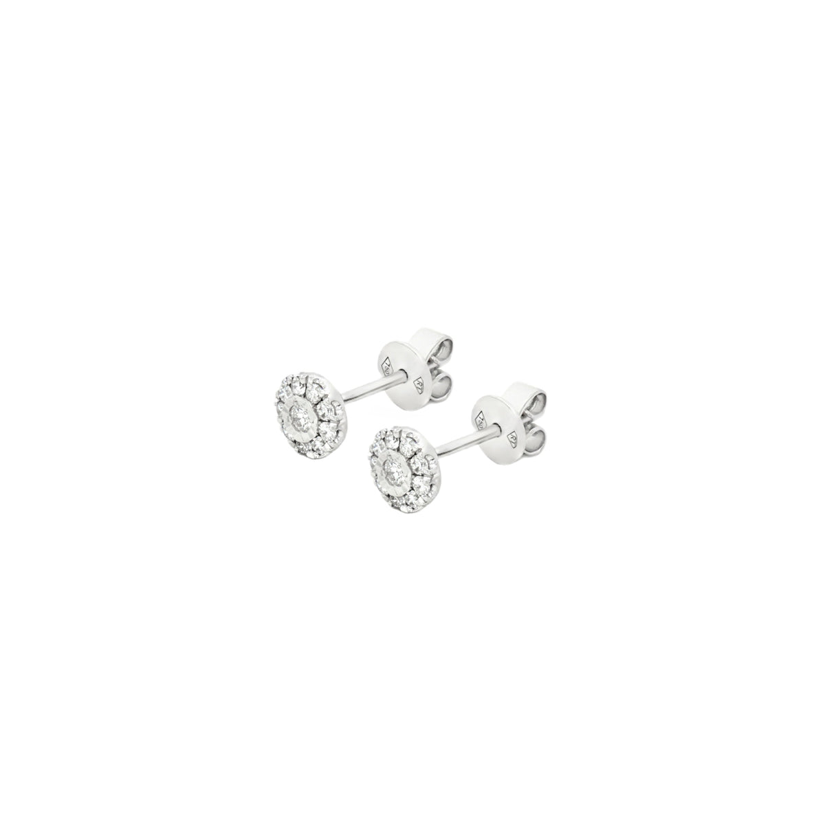 ARETES FLOR DE DIAMANTES