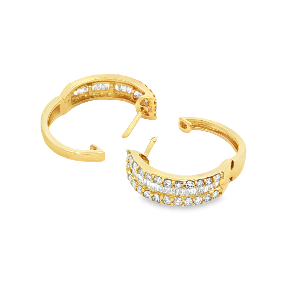 CANDONGAS TRES FILAS CON DIAMANTES