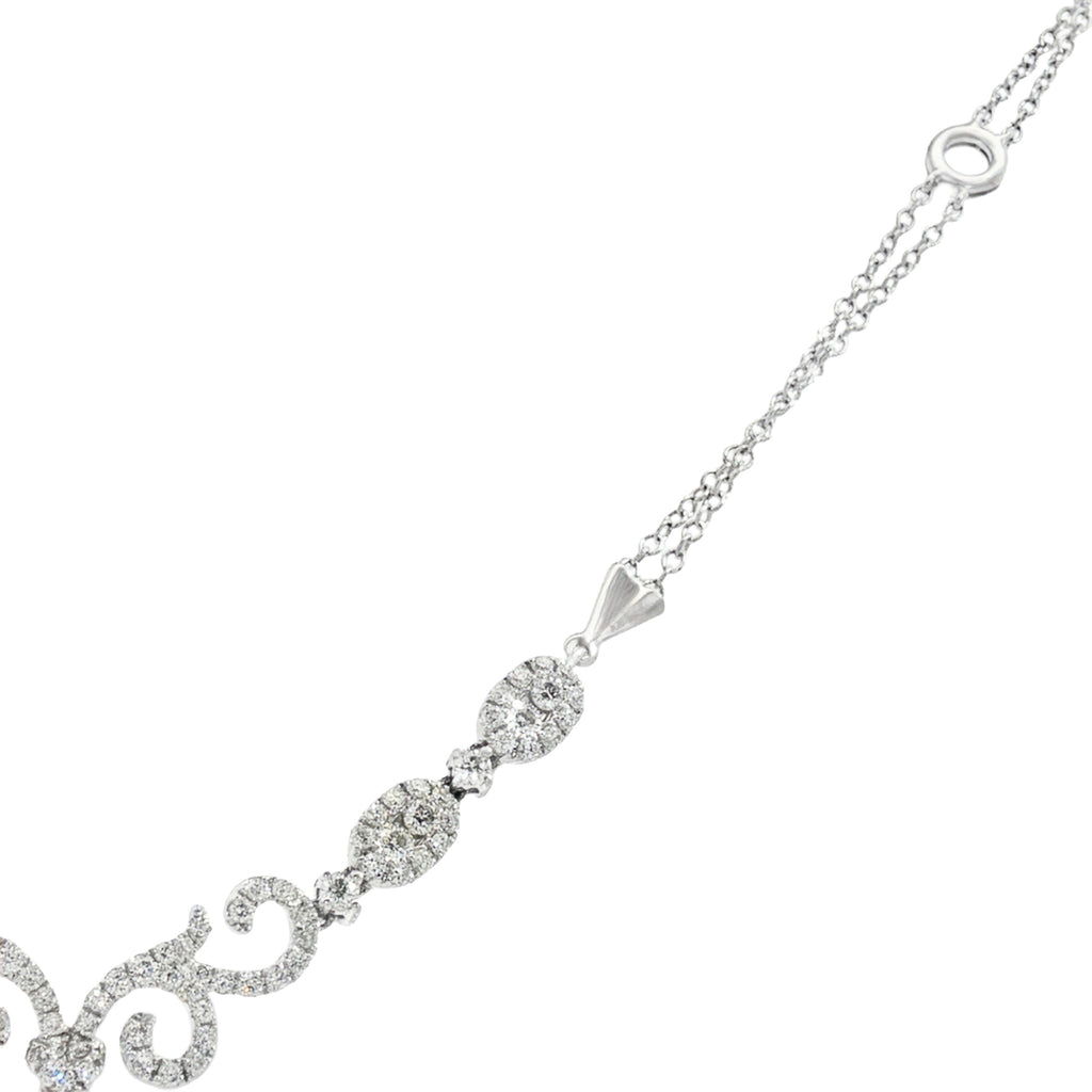 GARGANTILLA CON ESMERALDA Y DIAMANTES