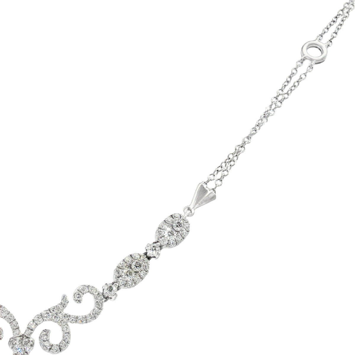 GARGANTILLA CON ESMERALDA Y DIAMANTES